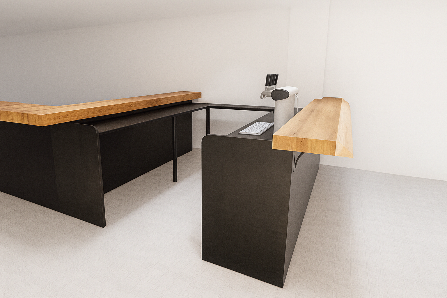 Projection 3D du bar